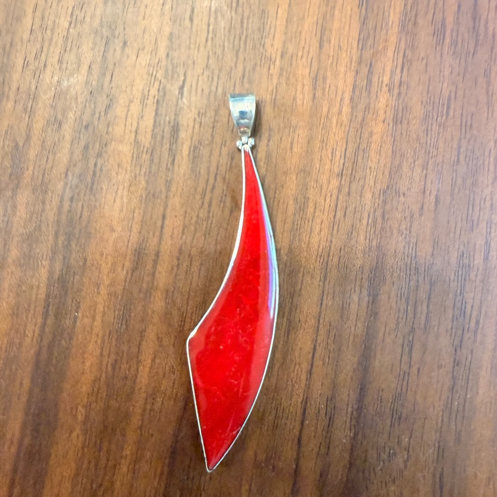 Red Pendant Necklace